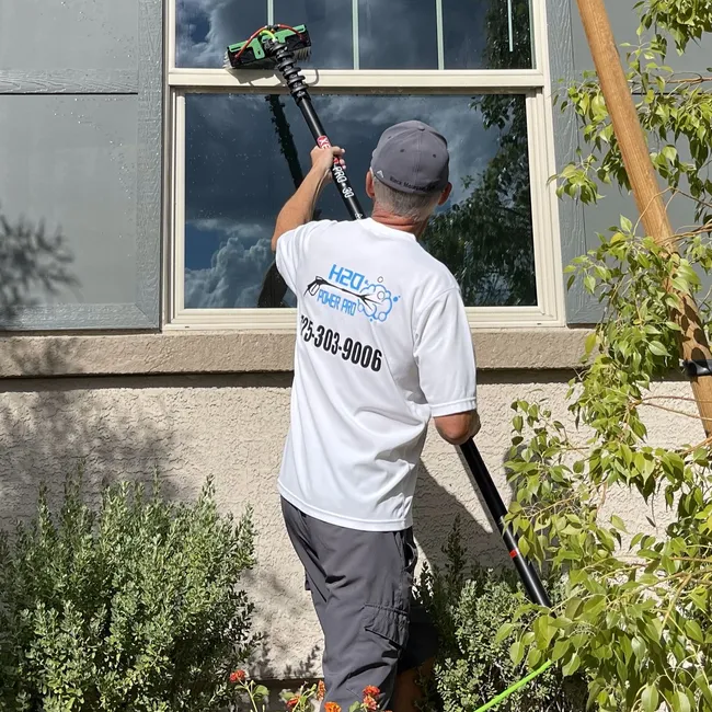 Window screen washing