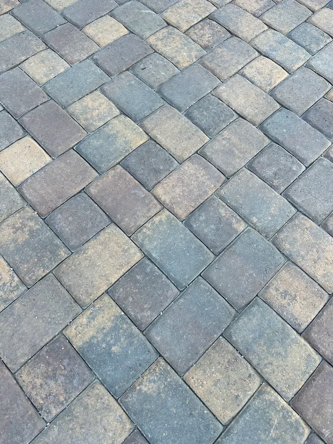 Pavers before sealing